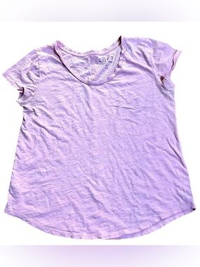 LOFT Lilac soft casual Short Sleeve Tee
